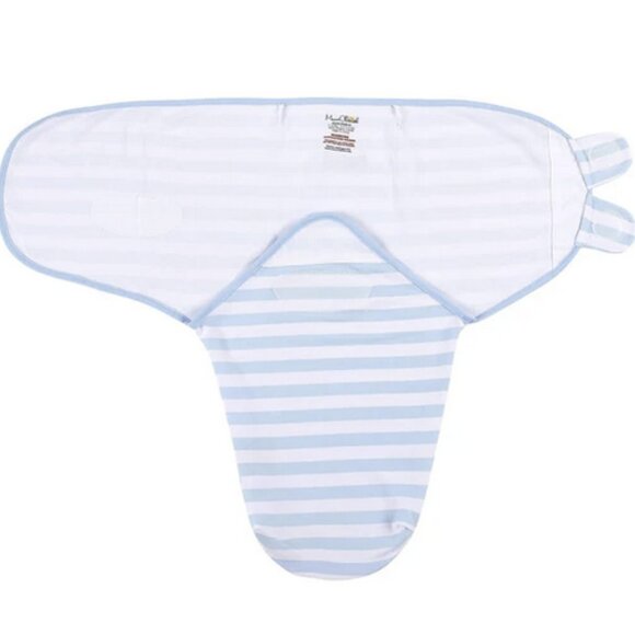 Mama Cheetah Small 0-3M Organic Cotton 3 pack Baby Swaddle Wrap Soft White Gray - Picture 3 of 9
